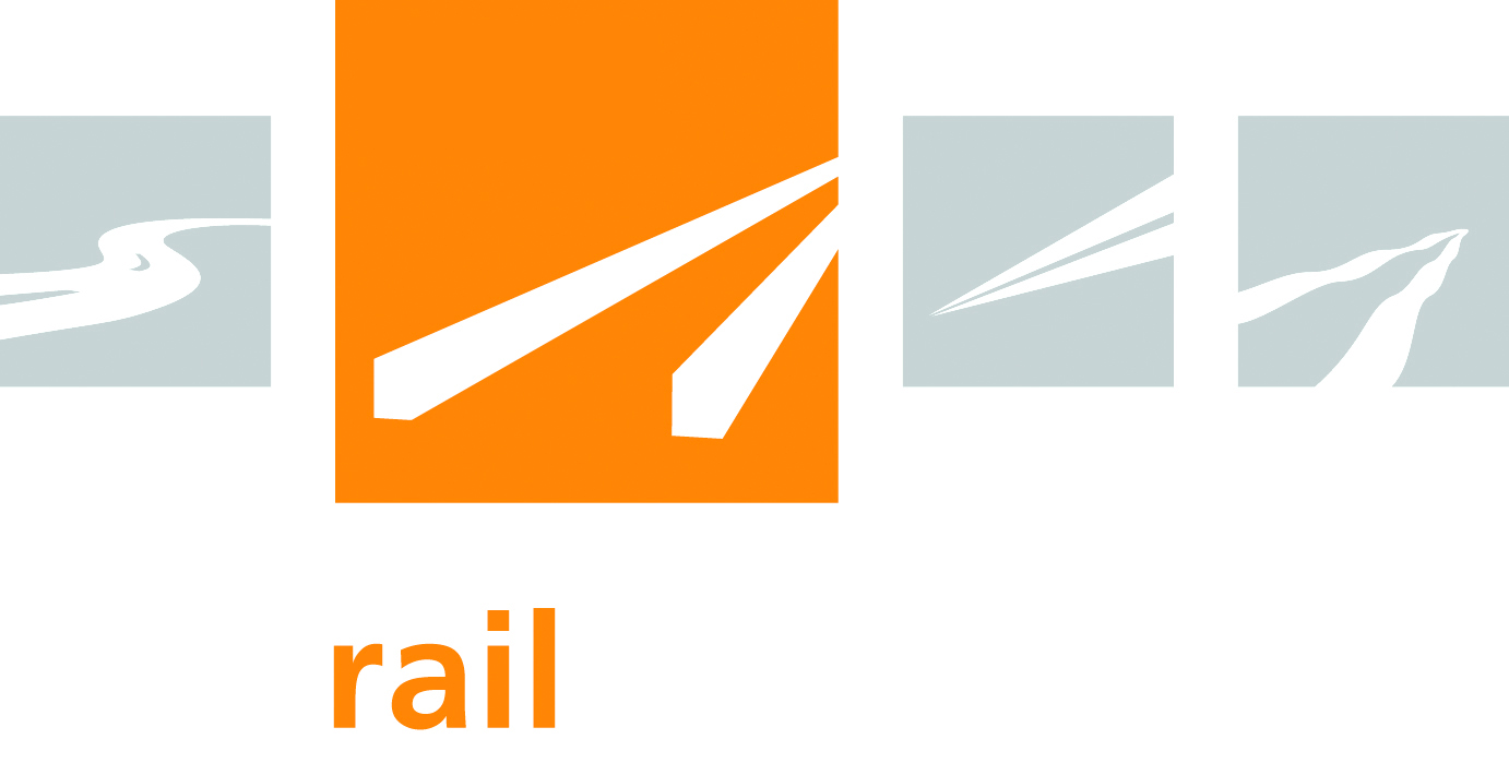Logo Fraunhofer-Rail Logo der Arbeitsgruppe Rail der Fraunhofer-Allianz Verkehr